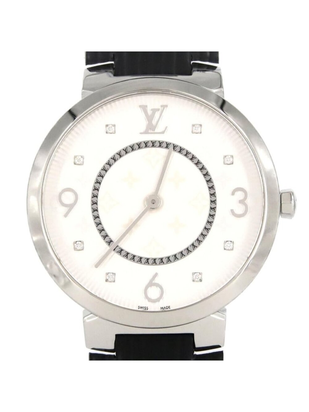 Louis Vuitton Tambour Slim SS Quartz Watch